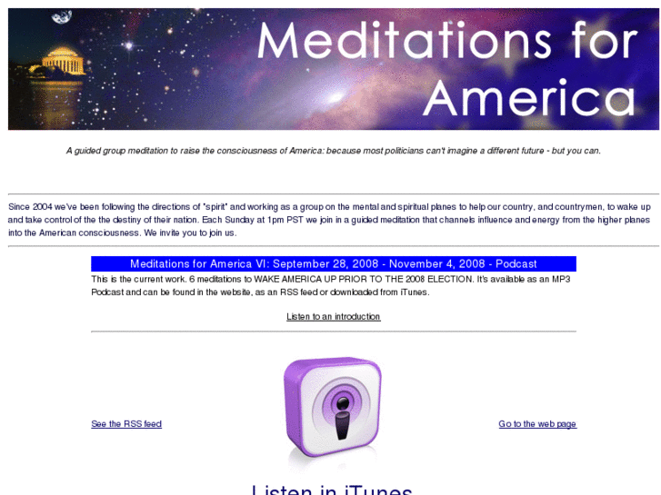 www.meditationsforamerica.com