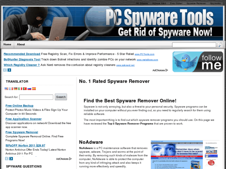www.pcspywaretools.com