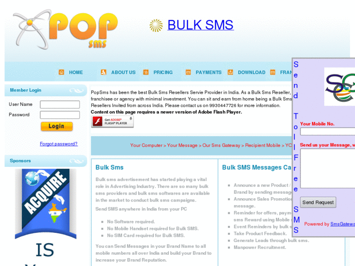 www.popsms.co.in