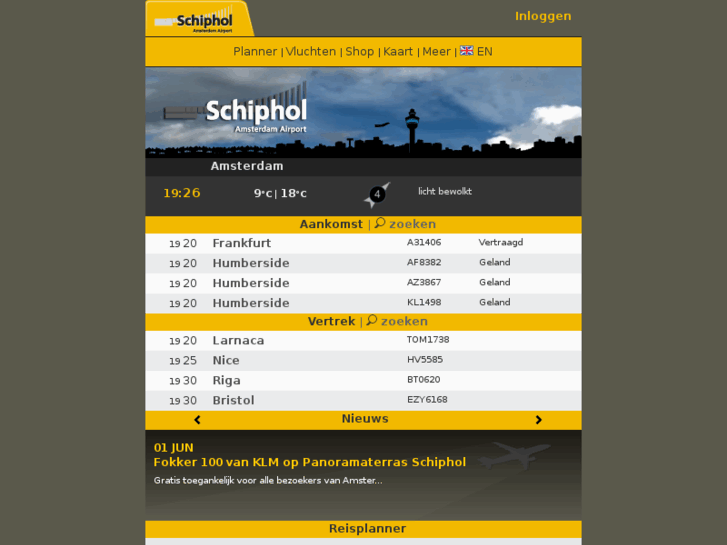 www.schiphol.mobi