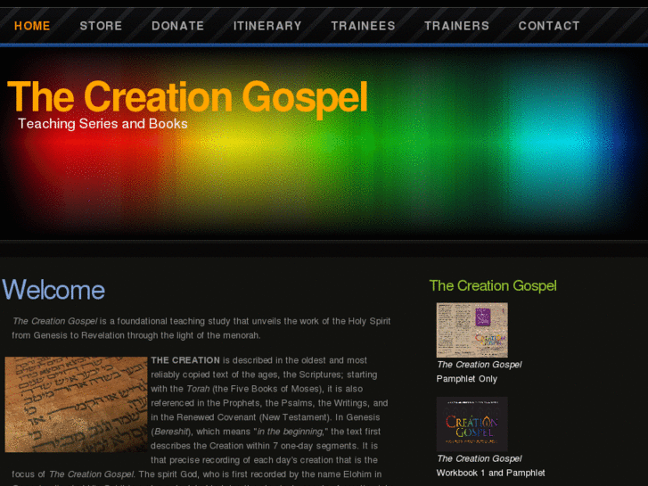 www.thecreationgospel.com