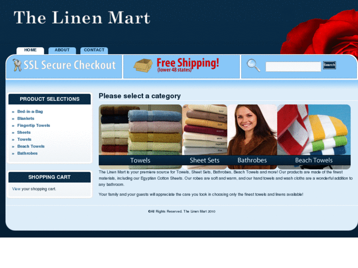 www.thelinenmart.com