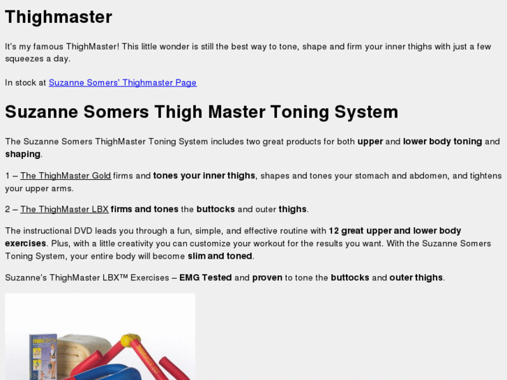 www.thighmaster.com