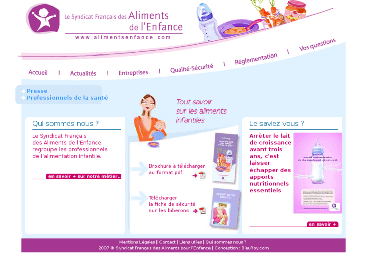 www.alimentsenfance.com