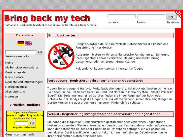 www.bringbackmytech.de