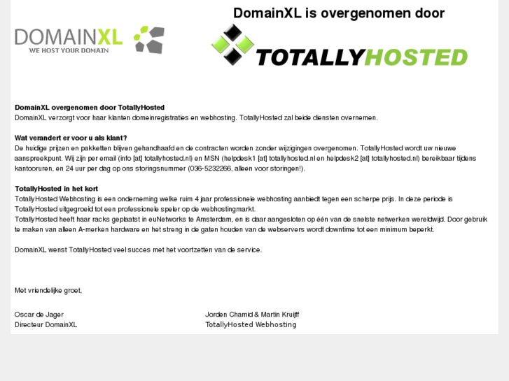 www.domainxl.nl