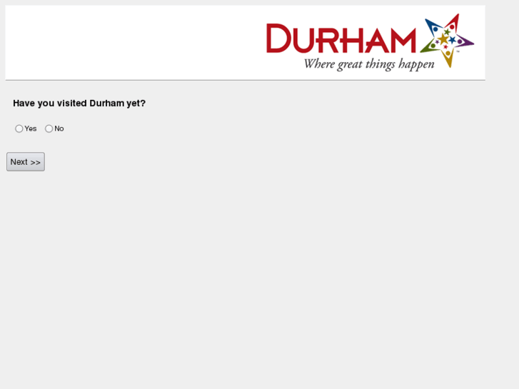 www.durhamvisitorsurvey.com