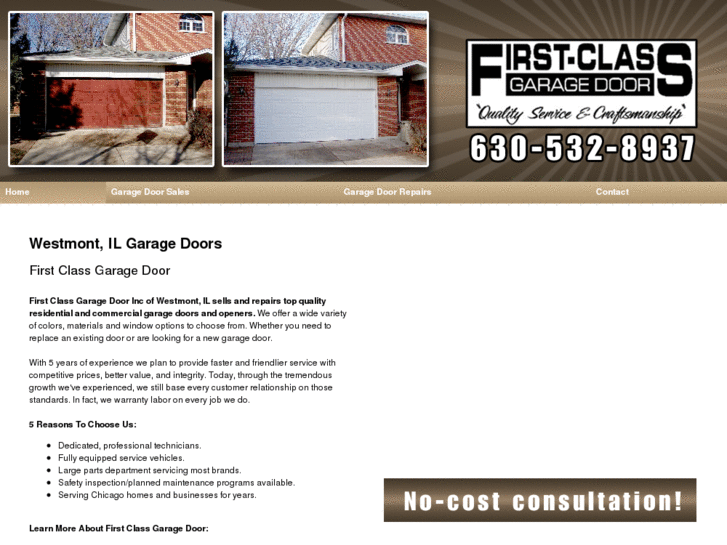 www.firstclassgaragedoorplainfield.com