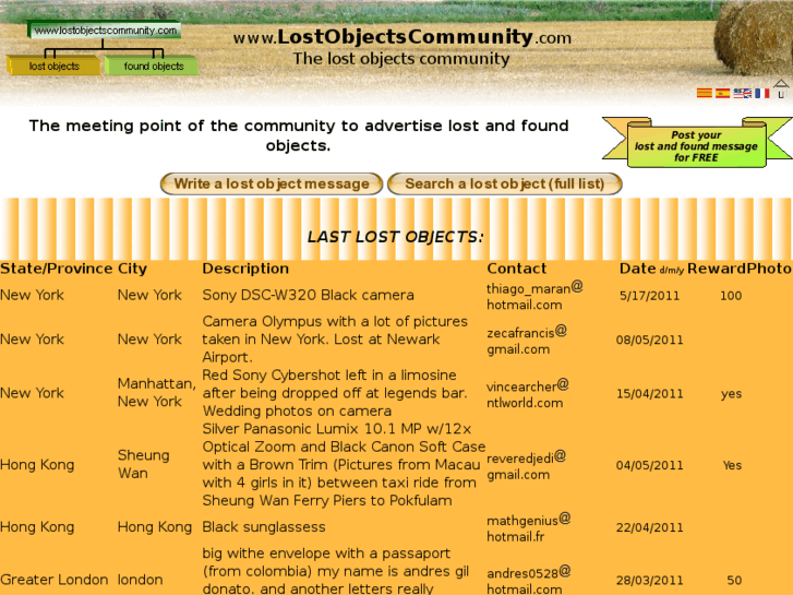 www.lostobjectscommunity.com