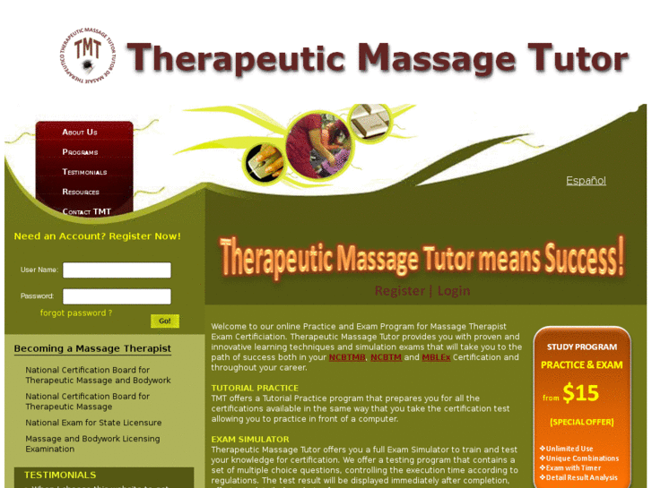 www.massagetutoring.com