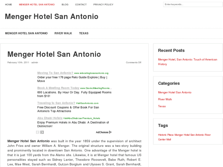 www.mengerhotelsanantonio.net