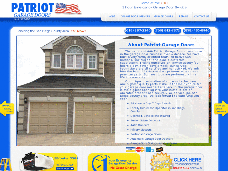 www.patriotgaragedoors.com