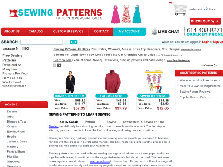 www.sewing-patterns.net