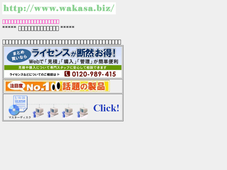 www.wakasa.biz