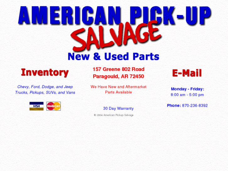 www.americanpickupsalvage.com