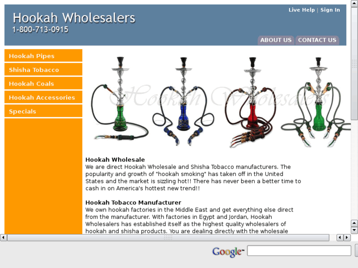 www.hookahwholesaler.com