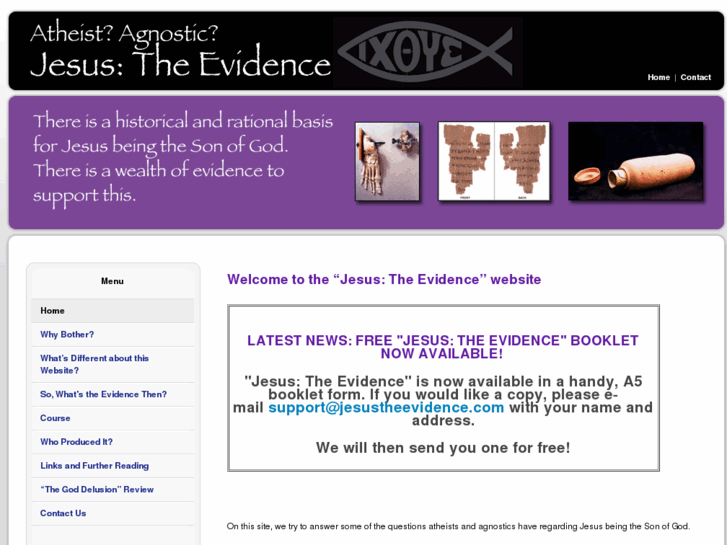 www.jesustheevidence.com