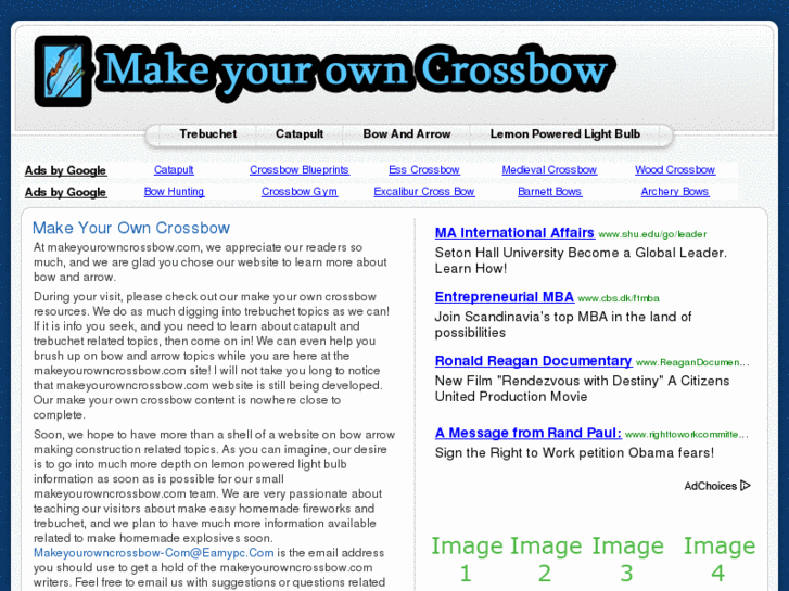 www.makeyourowncrossbow.com