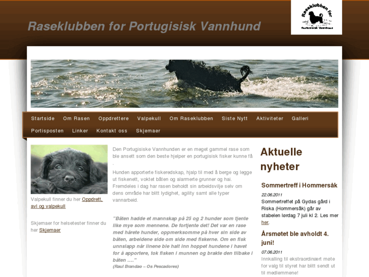 www.portugisisk-vannhund.no