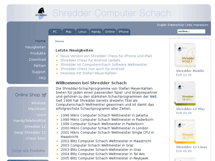 www.shredderchess.de