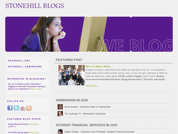 www.stonehillblogs.org