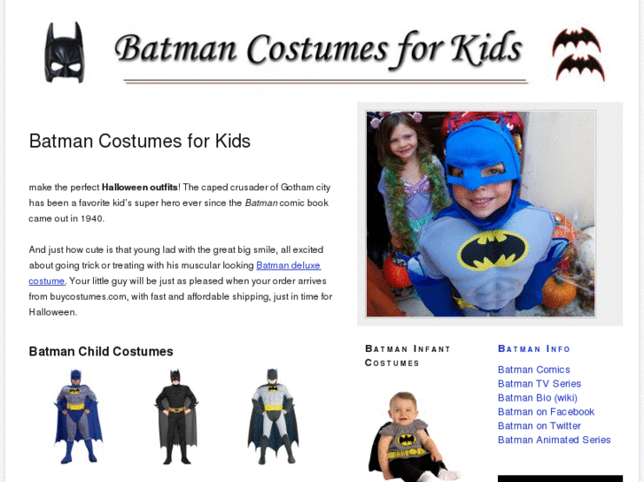 www.batmancostumesforkids.com