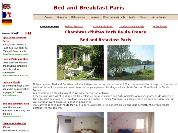 www.bedandbreakfast-paris.org