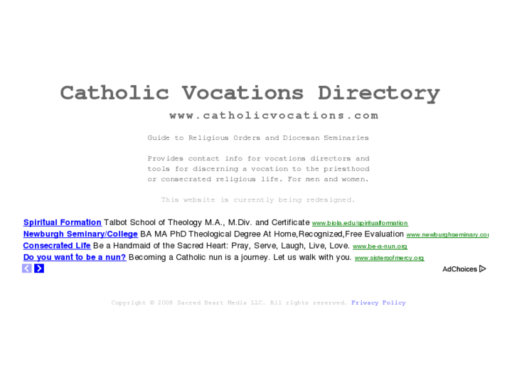 www.catholicvocations.net