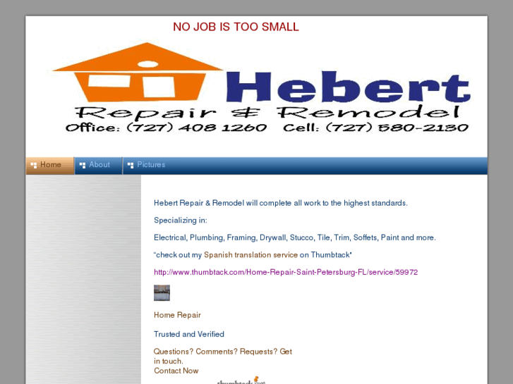 www.hebertrepairandremodel.com