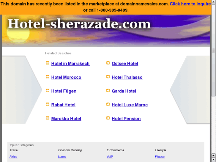 www.hotel-sherazade.com