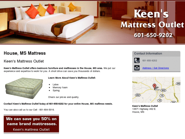 www.keensmattressoutlet.com