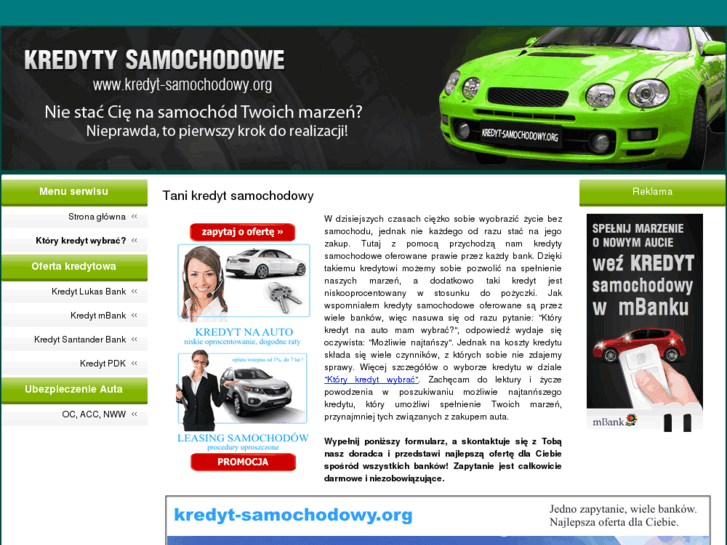 www.kredyt-samochodowy.org