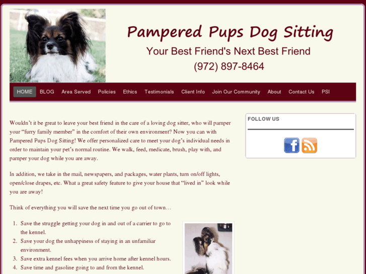 www.pamperedpupsdogsitting.com