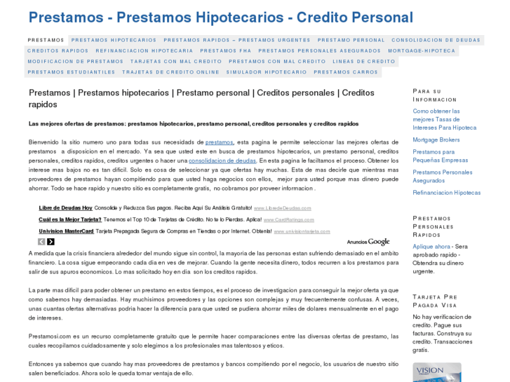 www.prestamosi.com