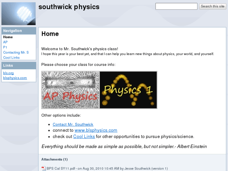 www.southwickphysics.com