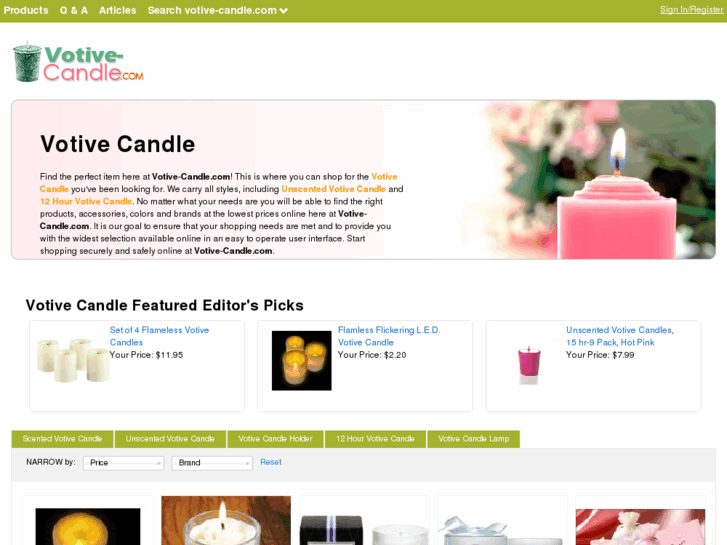 www.votive-candle.com