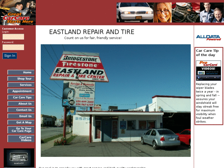 www.eastlandrepairandtire.com