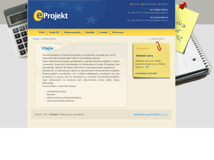 www.eprojekt.sk