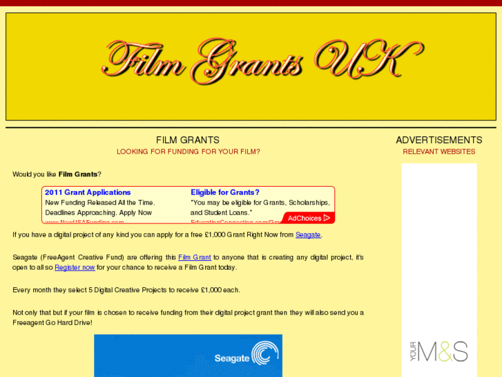 www.filmgrants.co.uk