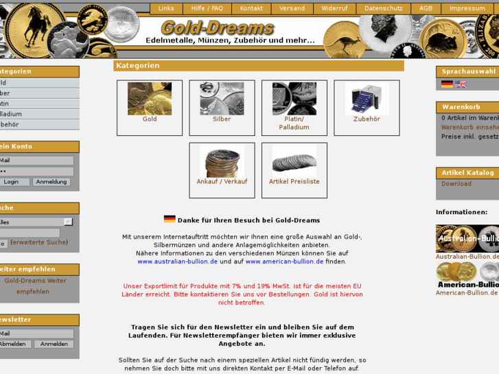 www.gold-dreams.com