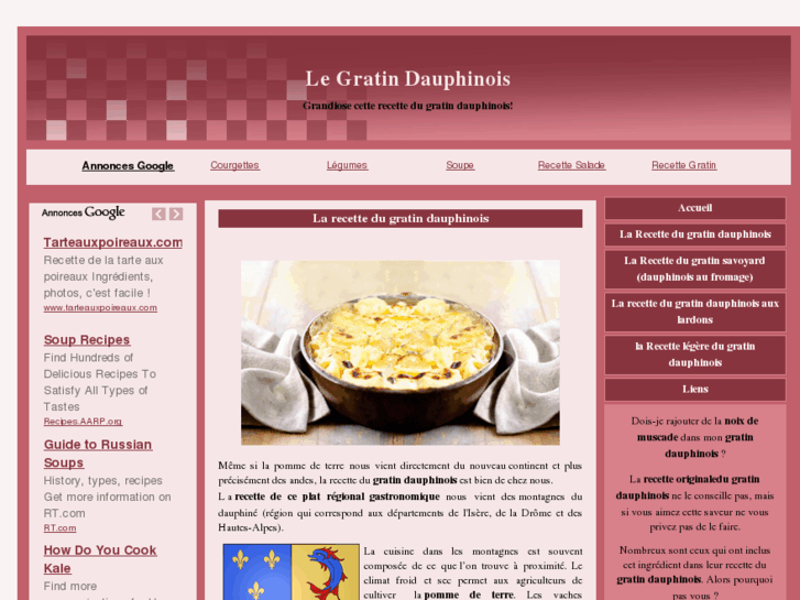 www.gratin-dauphinois.info