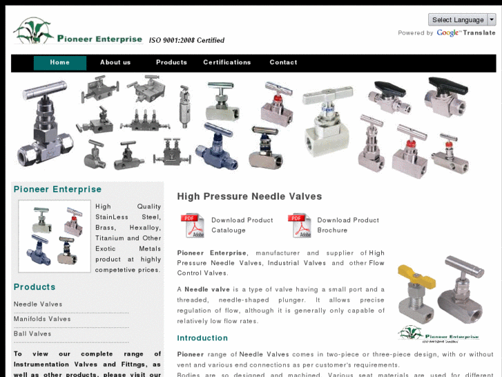 www.highpressureneedlevalves.com