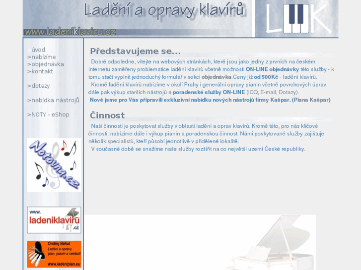 www.ladeniklaviru.cz