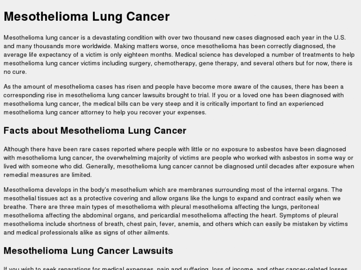 www.lungcancerlawsuits.com