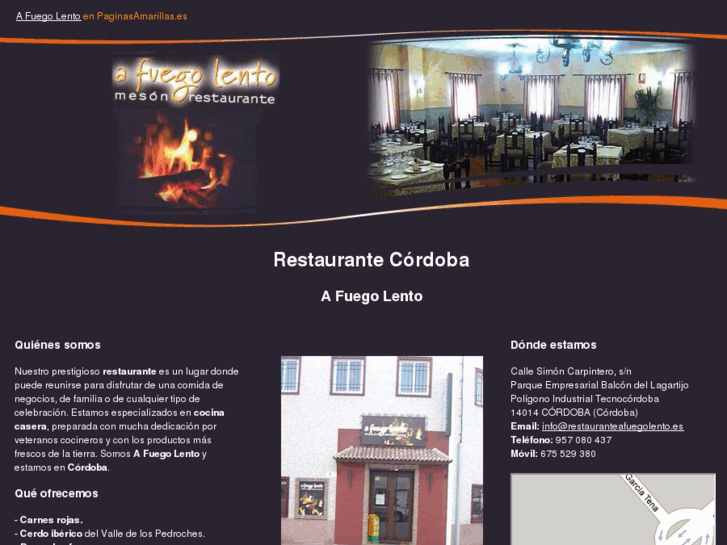 www.restauranteafuegolento.es