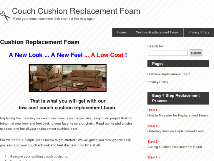 www.couchcushionreplacementfoam.com