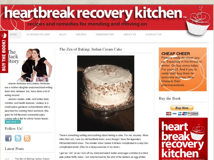 www.heartbreakrecoverycookbook.com