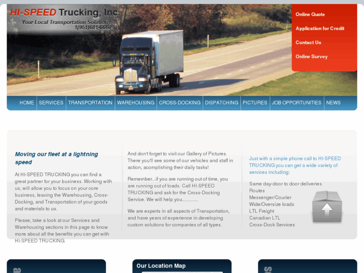 www.hispeedtrucking.com