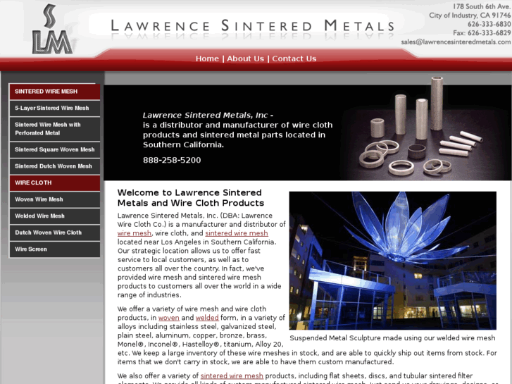 www.lawrencesinteredmetal.com