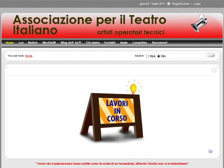 www.perilteatroitaliano.it